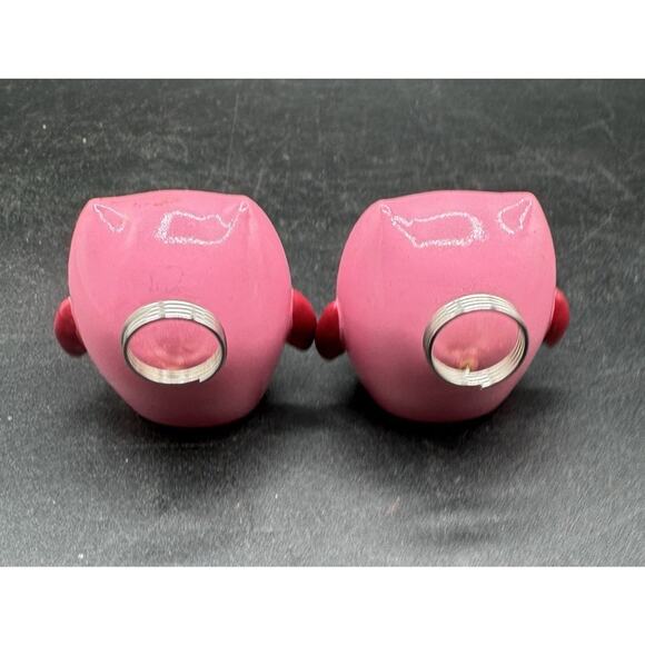 2 Cute Desk Card Picture Photo Holder 3D Retro Pink Owl Figures -S1N - Picture 5 of 7